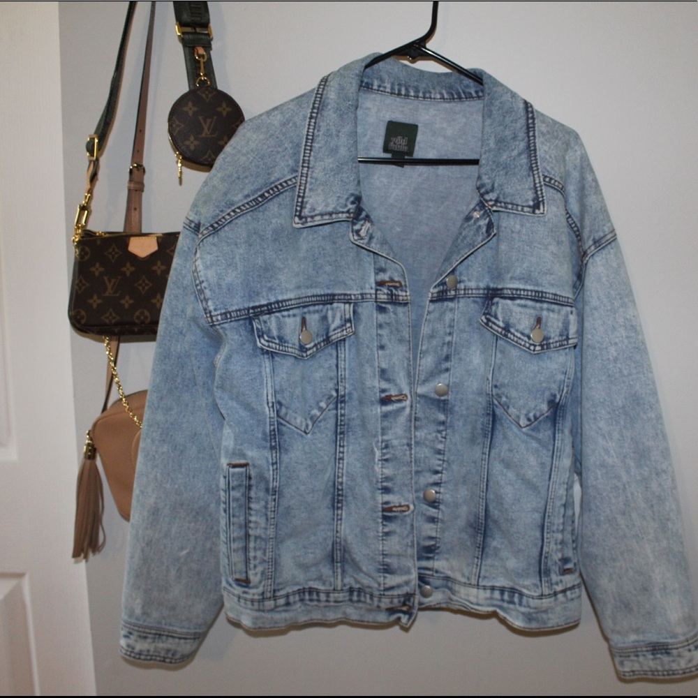 Acid Wash Jean Jacket